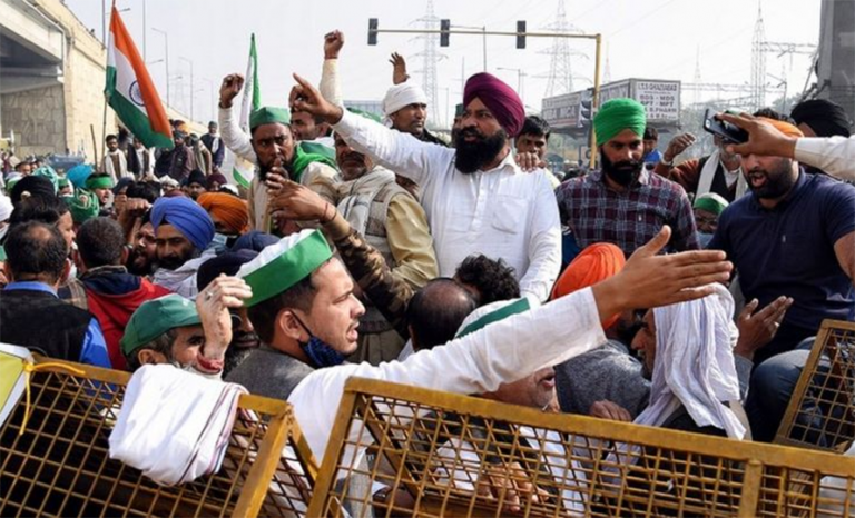 किसान आन्दोलनले मंगलबार भारतका अधिकांश राज्यहरु बन्द