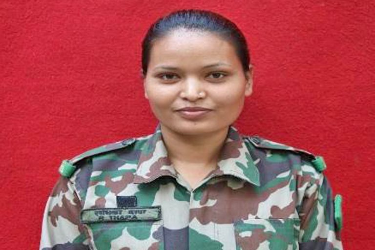 जंगल वारफेर तालिम गर्ने पहिलो महिला सैनिक बनिन् राधिका