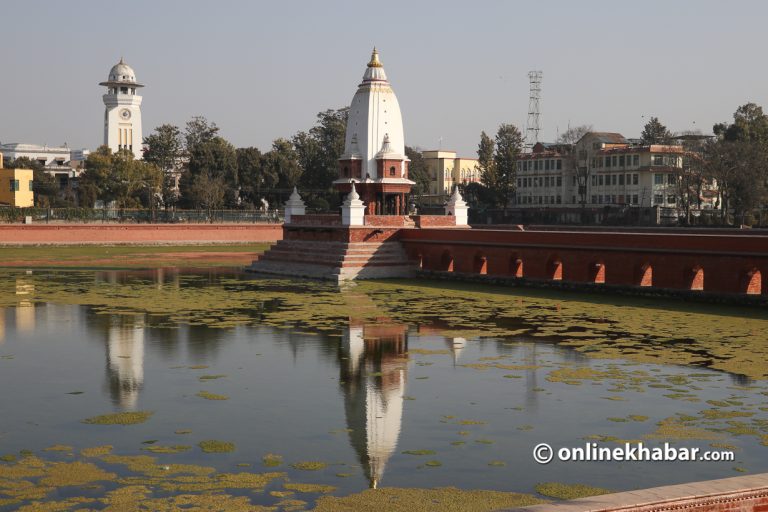 रानीपोखरीको झ्याउ हटाउन सकस