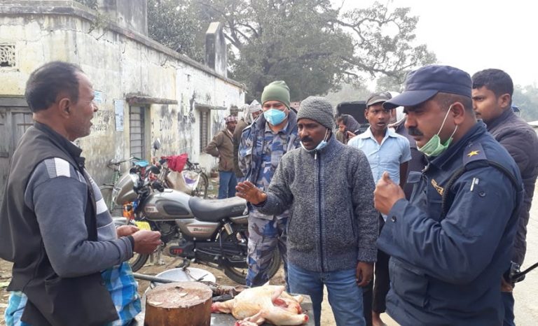 बर्ड फ्लु भित्रन नदिन पर्सामा उच्च सतर्कता