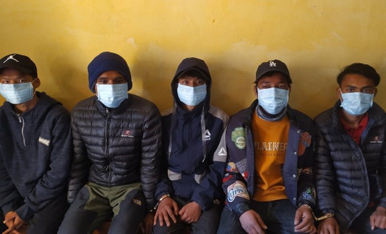 रुकुमपश्चिमबाट विप्लव समूहका पाँच कार्यकर्ता पक्राउ