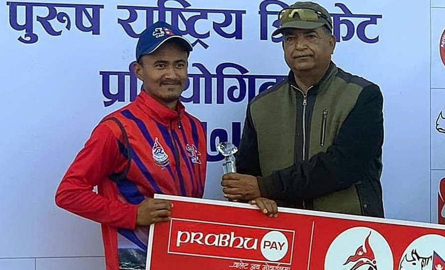 पीएम कप : हिमांशुकाे अर्धशतक मद्दतमा गण्डकीमाथि कर्णालीकाे शानदार जित