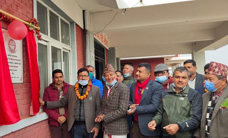 चितवनको कालिका नगरपालिकामा नगर अस्पताल सञ्चालनमा