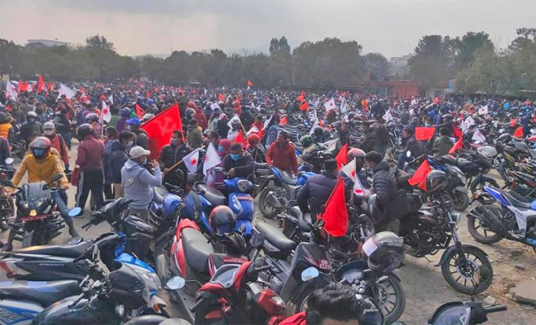 युवा संघको मोटरसाइकल र्‍याली स्थगित