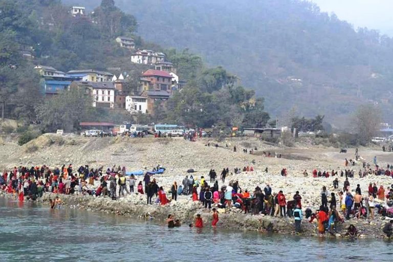 रिडीमा स्नान गर्नेको घुइँचो, माघे संक्रान्ति मेला लागेन