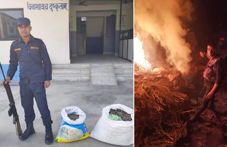 मकवानपुरमा प्रहरी टोलीमाथि आक्रमण, दुई राउण्ड हवाई फायर