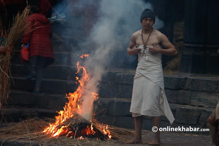 तीनदिने तीर्थयात्रापछि माधवनारायणका व्रतालु शालीनदीमै