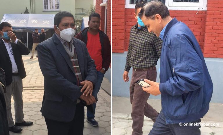 रामकुमारीलाई भेट्न नेताहरु श्रेष्ठ र भट्टराई अपराध महाशाखामा