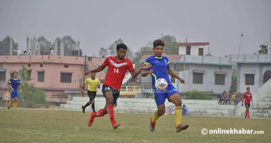 एन्फा प्रेसिडेन्ट लिग : लेकाली युवा क्लब र सैनिक फुटबल क्लबले खेले बराबरी