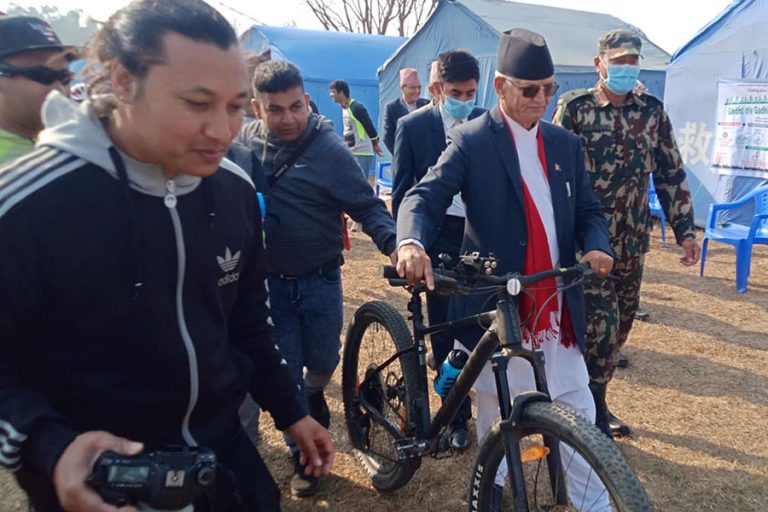 पर्यटन प्रवर्द्धनका लागि साइकल यात्रा