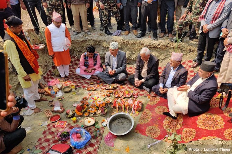 स्थानीयको विरोधकाबीच मोतीपुर औद्योगिक क्षेत्र शिलान्यास