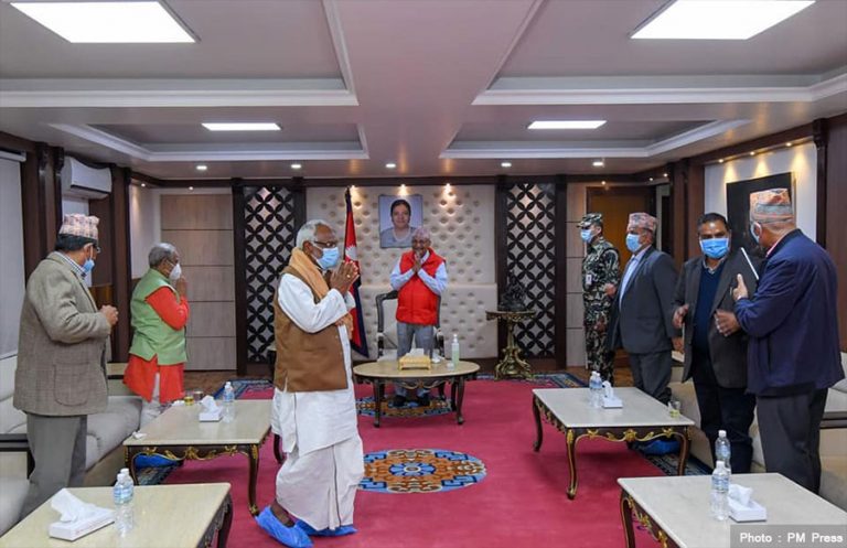 जसपा नेताहरु बालुवाटारमा