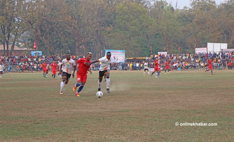 क्यामरुनी क्लब शहीद स्मृति राष्ट्रिय गोल्डकपको सेमिफाइनलमा