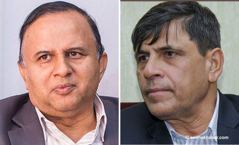 सिंहदरबारमा शंकर पोखरेल र घनश्याम भुसालबीच भेटवार्ता