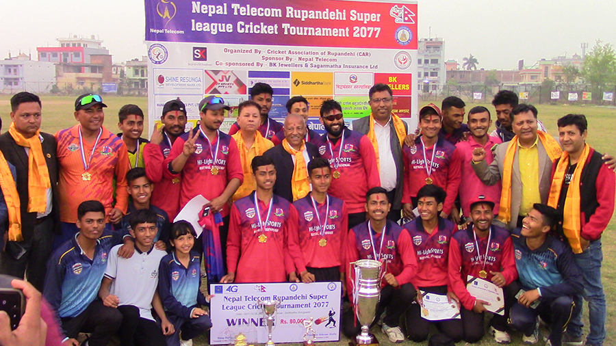 रुपन्देही सुपर लिगको उपाधि वेष्टर्नलाई