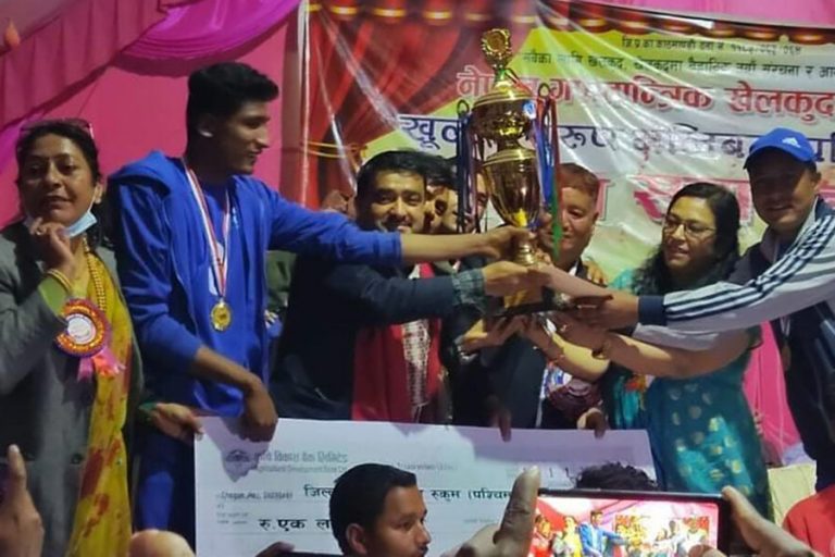 पश्चिम रुकुमले जित्यो खुल्ला पुरुष भलिबलको उपाधि
