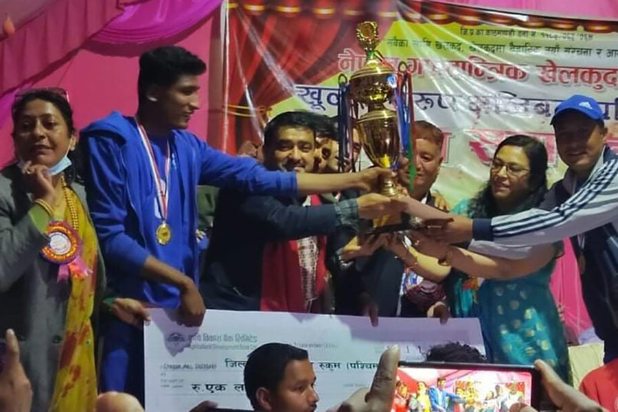 पश्चिम रुकुमले जित्यो खुल्ला पुरुष भलिबलको उपाधि