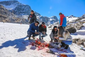 लाङटाङ र गोसाइँकुण्डमा चार महिनामै २२ हजार पर्यटक