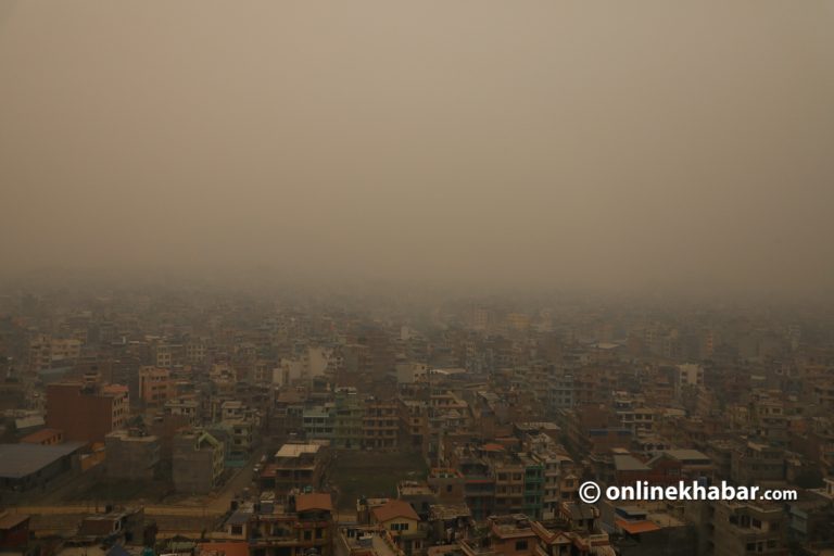 काठमाडौं विश्वकै सबैभन्दा प्रदूषित शहर
