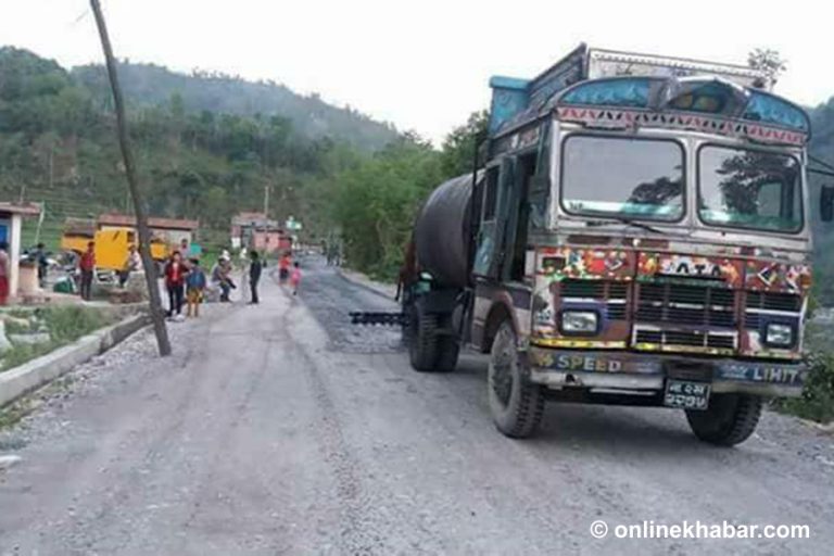 गुल्मीको रिडी–वामिटक्सर सडक कालोपत्रे हुने