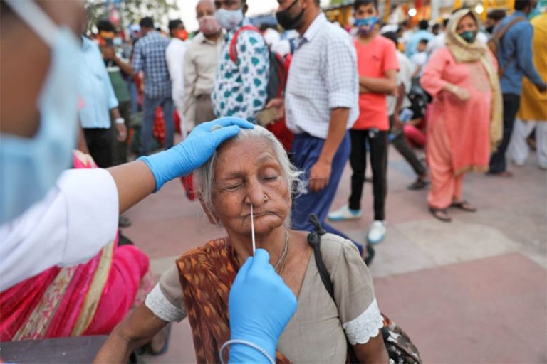 भारतमा दैनिक नयाँ संक्रमितको संख्या एक लाखभन्दा तल झर्‍यो