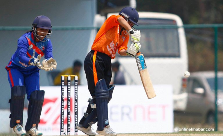 ललितपुर मेयर क्रिकेट : एपीएफले प्रदेश १ लाई हरायाे