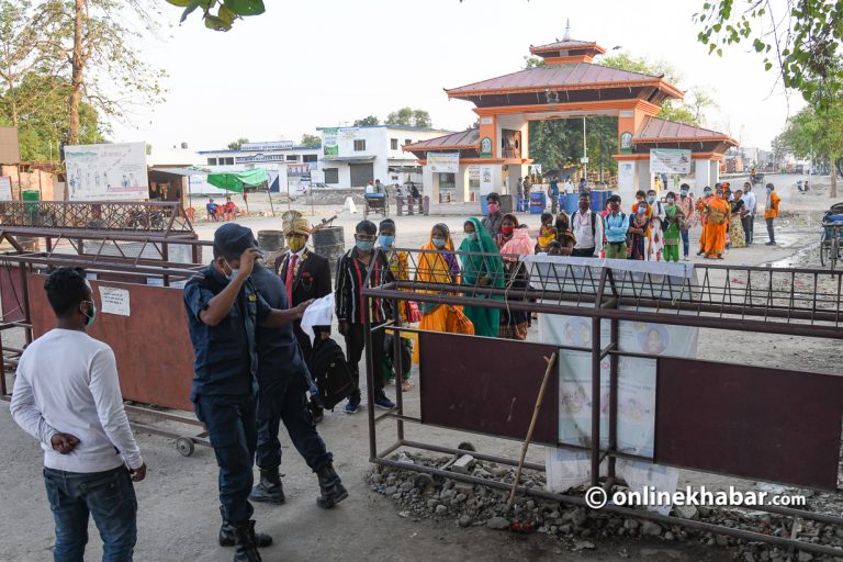 अन्तर्राष्ट्रिय सीमा नाका आज रातिदेखि ७२ घण्टा बन्द