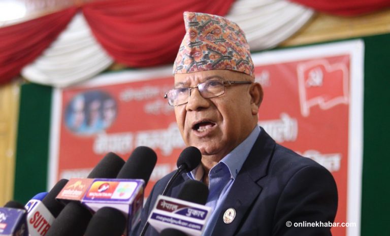 ओलीको अत्याचार सहने स्थिति छैन : माधव नेपाल