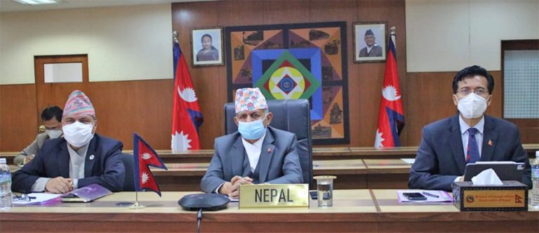 कोरोना नियन्त्रणका लागि क्षेत्रीय सहकार्य सुदृढ बनाउनुपर्नेमा नेपालको जोड