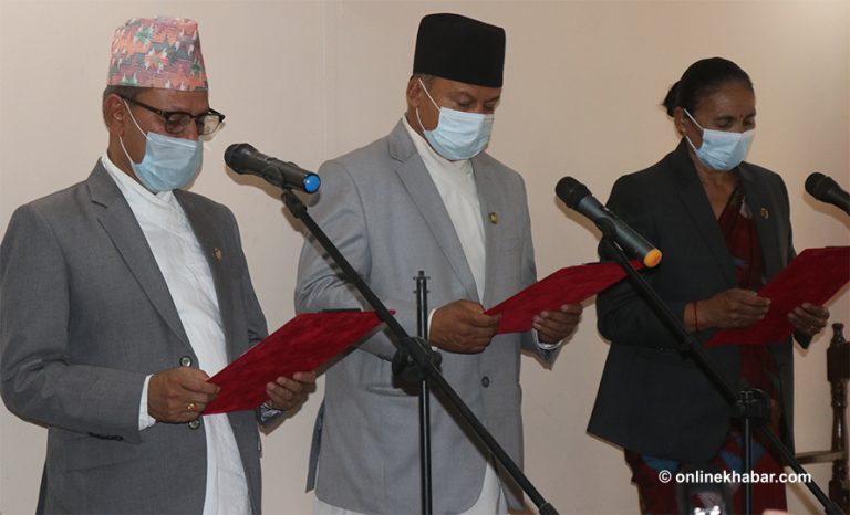 बागमती प्रदेश सरकारमा तीन मन्त्री र एक राज्यमन्त्री थपिए