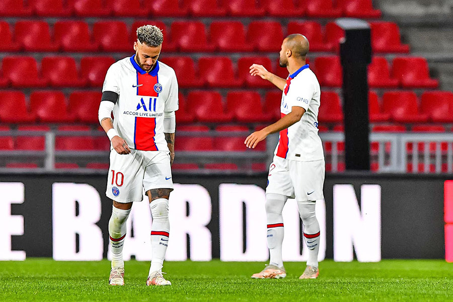 रेन्ससँग बराबरीमा रोकिएपछि पीएसजीलाई धक्का