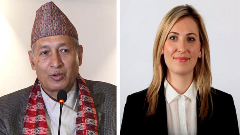 खोपबारे राजदूत खतिवडा र अमेरिकी अधिकारीबीच कुराकानी