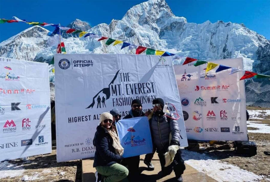 सगरमाथा क्षेत्रमा विश्वको सबैभन्दा उचाइको फेशन शोको दोस्रो संस्करण हुने