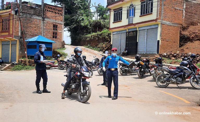 गुल्मीमा निषेधाज्ञा उल्लंघन गर्ने ६० सवारी साधन नियन्त्रणमा 