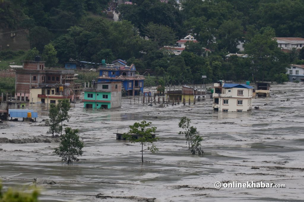 मेलम्ची बाढीले प्रतिघरधुरी ७० लाख क्षति पुर्‍याएको तथ्यांक सार्वजनिक