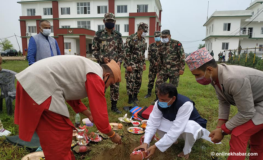 मध्यपूर्वी पृतना हेडक्वाटरमा रामजानकी बाटिका निर्माण हुने