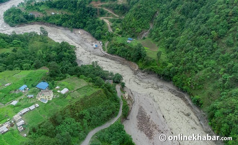 मेलम्चीको बहाव बढ्यो, सतर्क रहन आग्रह