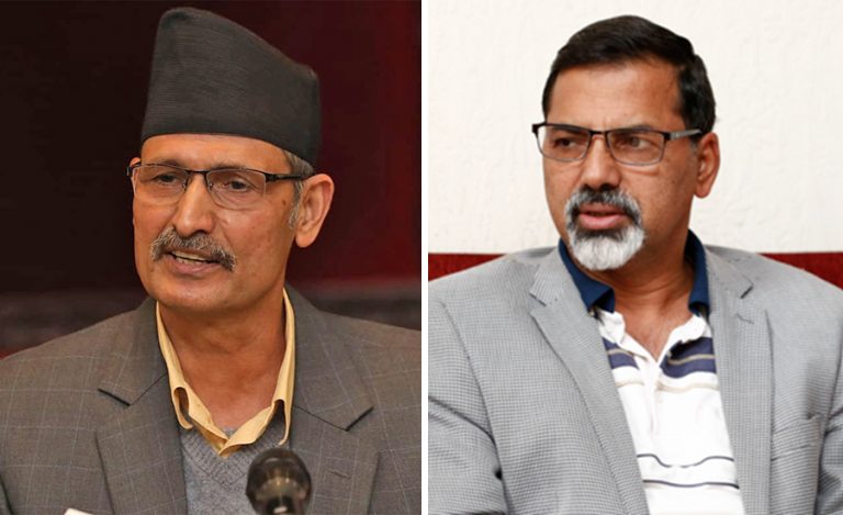 सभामुख सापकोटा र अर्थमन्त्री शर्माबीच भेटवार्ता