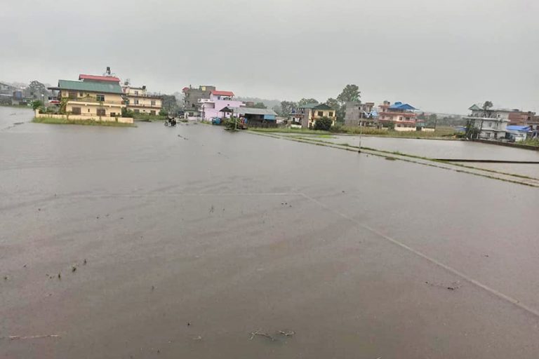 चितवनमा बाढी पहिरो : पूर्व-पश्चिम राजमार्ग अवरुद्ध, भरतपुरमा डुवान