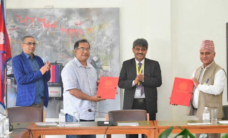नेपाल वातावरण पत्रकार समूह र काठमाडौं विश्वविद्यालयबीच समझदारी
