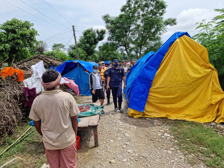 रौतहटमा बाढीले दुई सय भन्दा बढी घर विस्थापित