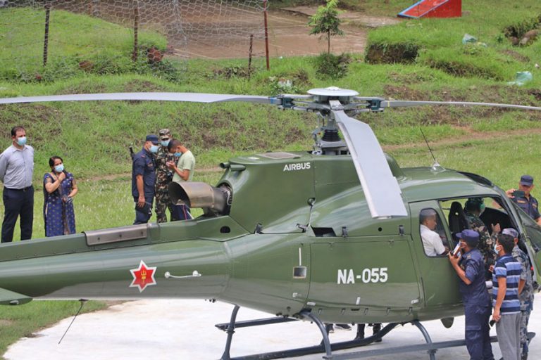 दार्चुला घटना : छानबिन टोली हेलिकप्टर चढेर मालघाट पुग्यो