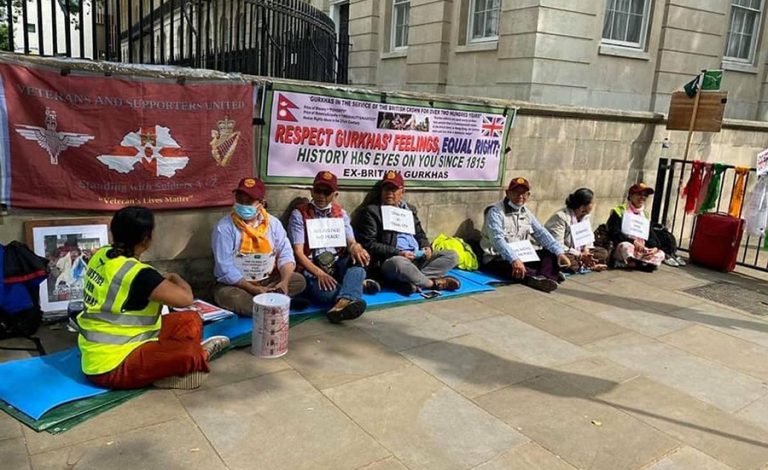आमरण अनसन फिर्ता लिन भूपू ब्रिटिश गोर्खाहरुलाई सरकारको आग्रह