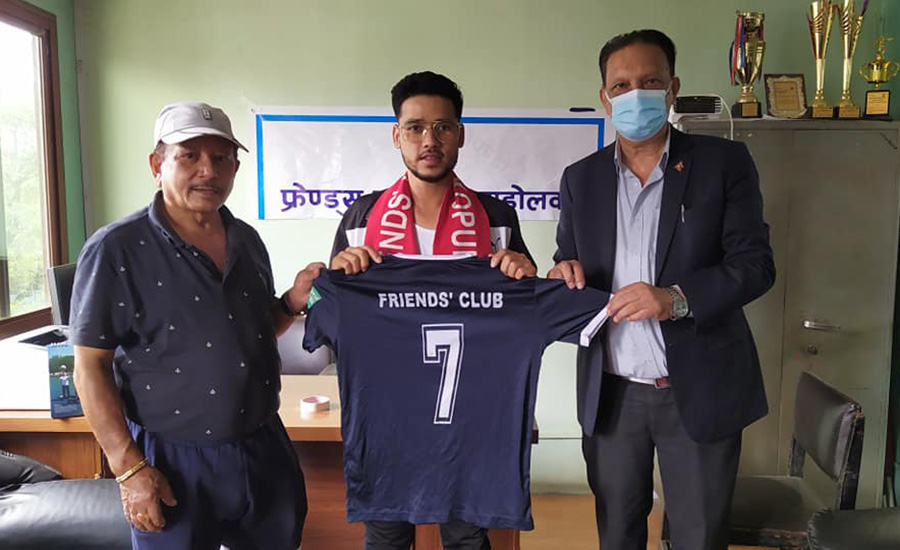 प्रकाश बुढाथोकी फ्रेण्ड्समा अनुबन्ध