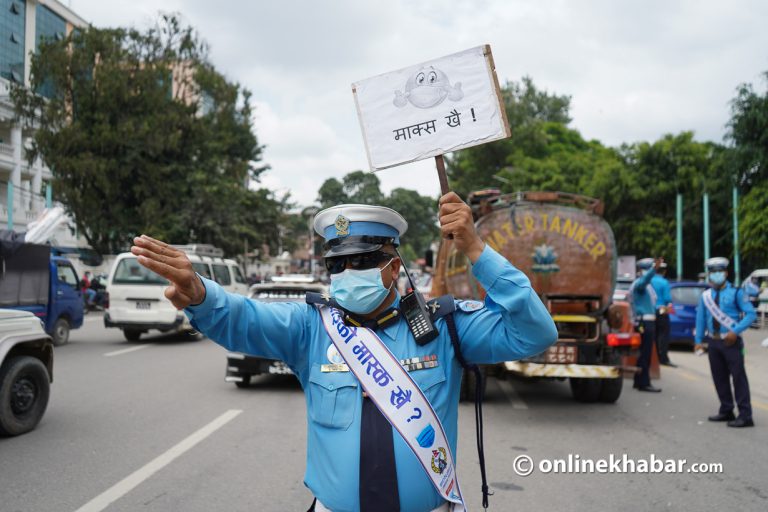 उपत्यकामा ‘तपाईंको मास्क खै ?’ अभियान सुरु