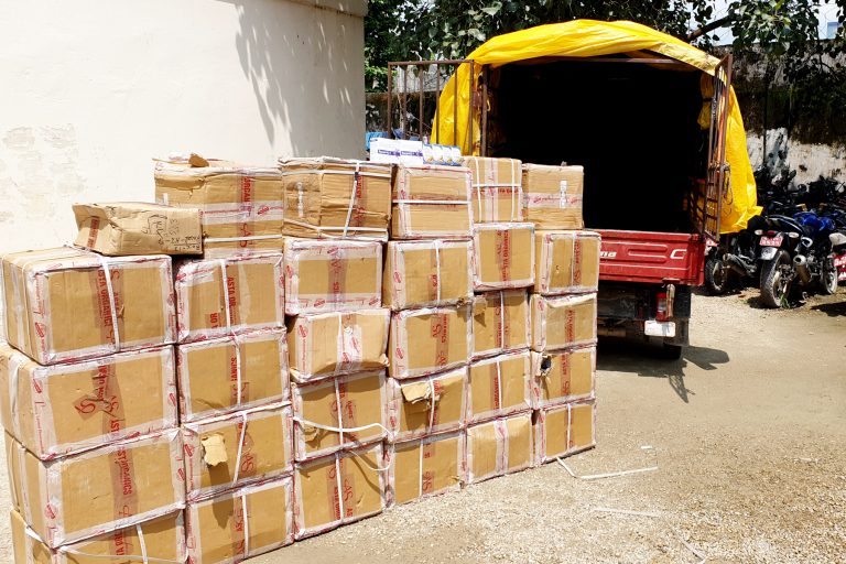 भन्सार छलेर ल्याएको ७६ लाखको औषधि बरामद