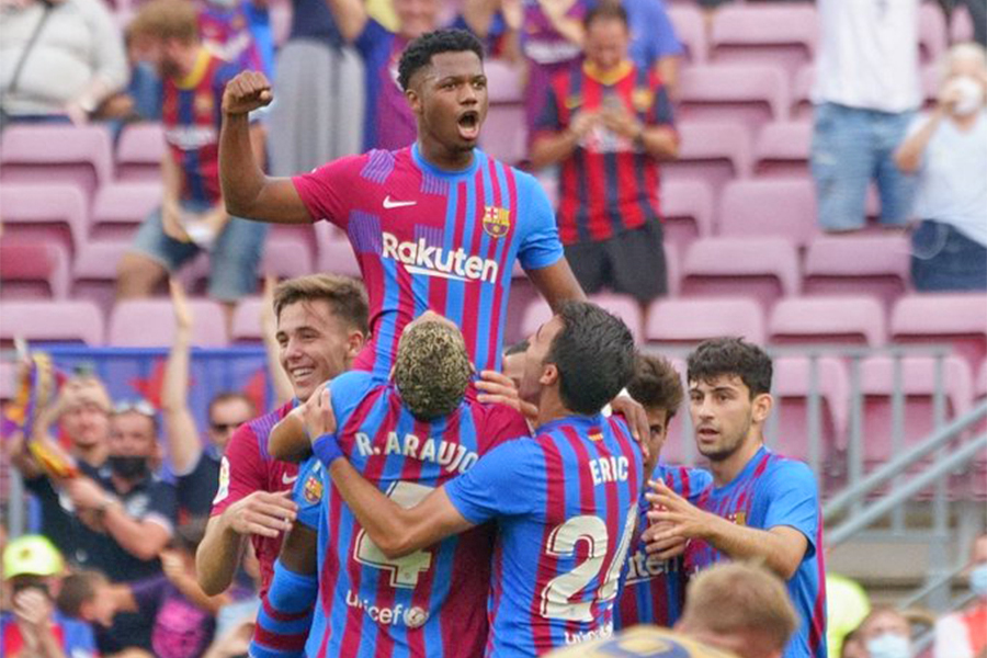 फातीको कमब्याकमा गोल, बार्सिलोनाको सहज जित