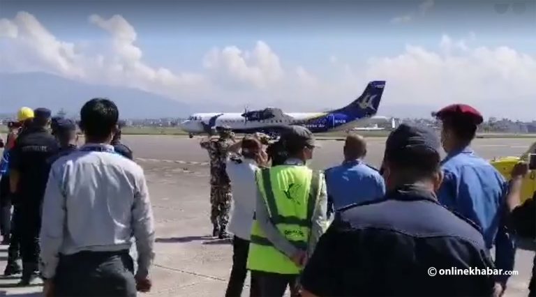 विराटनगर उडेको जहाज २ घण्टा फन्को मारेर त्रिभुवन विमानस्थलमै अवतरण