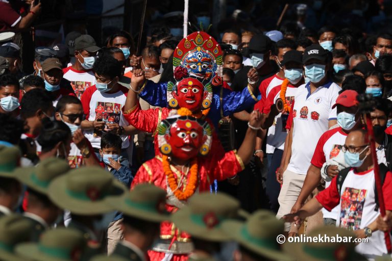 बसन्तपुरमा इन्द्रजात्राको उल्लास (फोटो फिचर)