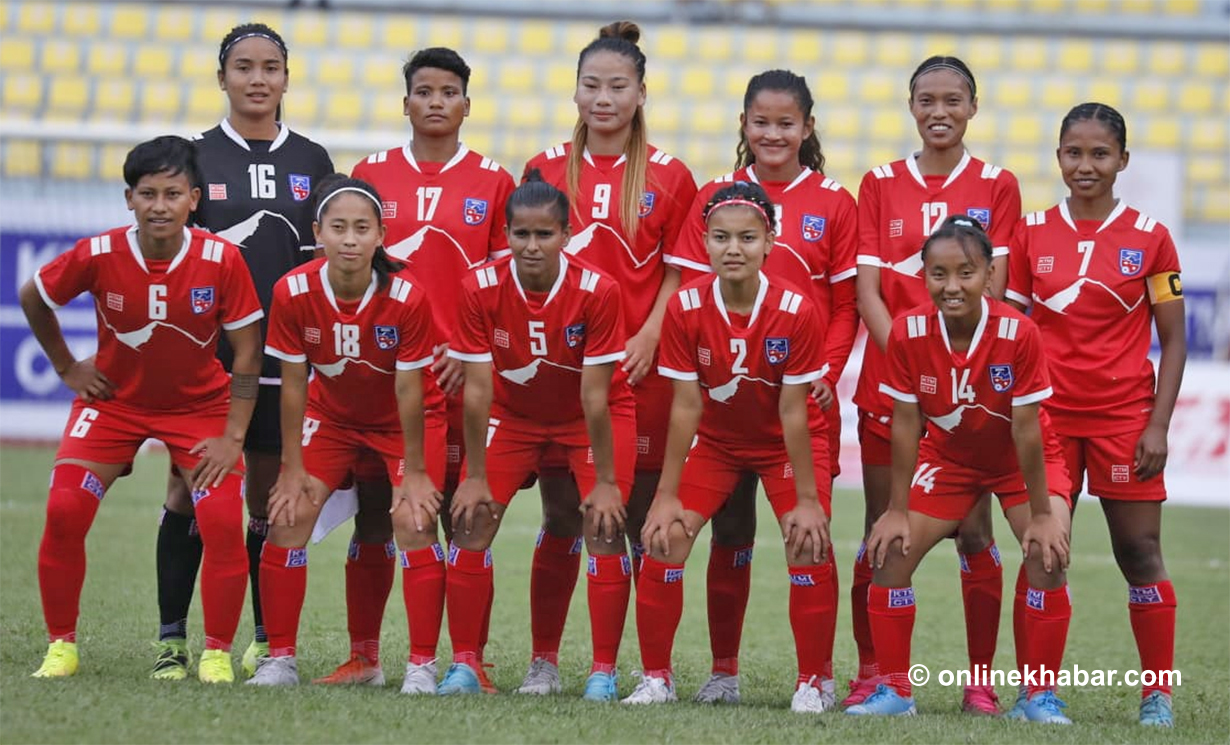 एसियन कप छनोट : नेपाललाई पहिलो हाफमा १-० को अग्रता